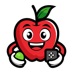 Cute Apple Mascot Logo Collection Coffee Cup, Reading Book, Gaming, Boxing Gloves, Vector Art, Charming Apple mascot logos coffee, book, gaming, boxing gloves. Fun vector designs for all needs!
