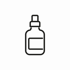 drug bottle icon sign vector