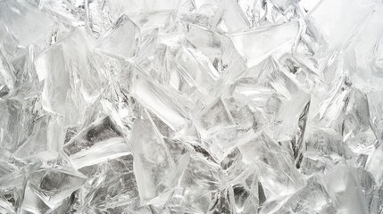 Textured ice surface with natural patterns.
