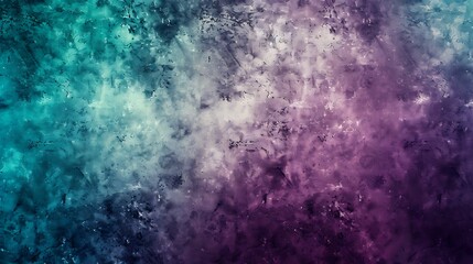 Fototapeta premium Abstract Teal and Purple Watercolor Background Texture
