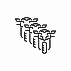 triple motorcycle icon sign vector