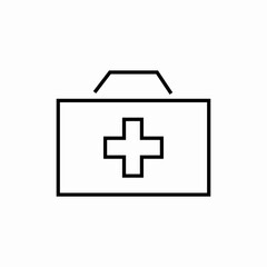 first aid kit icon sign vector