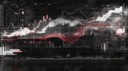 Abstract Data Visualization with Financial Charts and Graphs