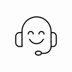 call center icon sign vector