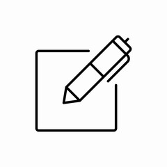 note list icon sign vector