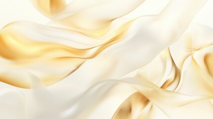 Obraz premium A luxurious abstract design with flowing streams of molten gold, accented by subtle hints of bronze and white. The fluid, rich textures create a sense of opulence and elegance, evoking luxury and warm