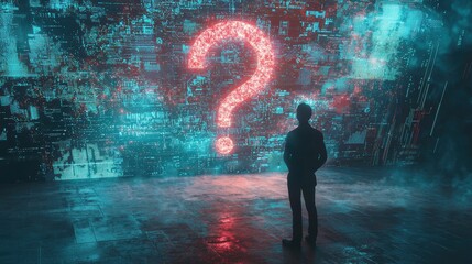 Futuristic Innovation Concept with Digital Interface and Data Streams for Technology Insights