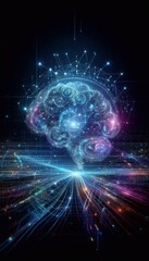 Futuristische Darstellung von Künstlicher Intelligenz
