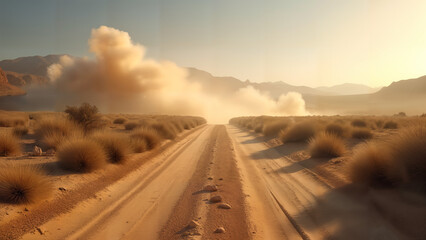 Fototapeta premium Rugged Desert Adventure