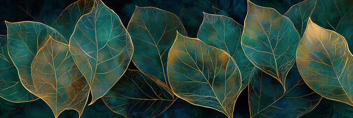 Illuminated Leaves: Nature's Glow