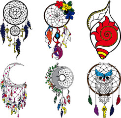 Dream Catcher SVG Bundle, Dream Catcher Clipart, Dream Catcher SVG Cut Files for Cricut, Dream Catcher design, Dream Catcher vector,
