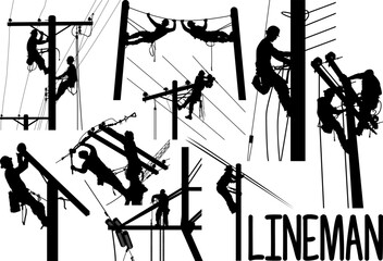 Lineman SVG Cut Files , Lineman Silhouette ,Lineman png, Line Worker Svg , Electrician Svg , Utility Lineman Svg , Lineman svg Bundle
