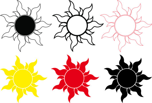 tangled sun, Sun svg , Sunrise svg , Sun svg for Cricut , Sunrise Clipart , Sunrise Cut File , Sun svg Bundle , Sunset svg , Sunrise, Sunset silhouette
