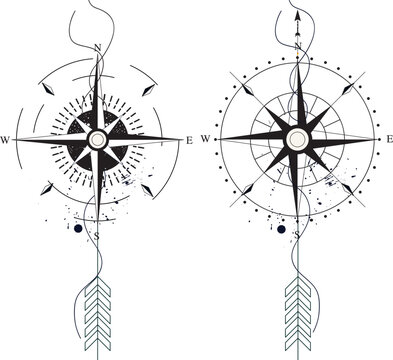 compass svg, compass rose svg bundle, compass dxf, kompass svg, nautical svg, Svg for cricut, Laset Cut Files, Instant Download	