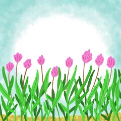 Botanical Blossom Flower Christmas Greeting Card watercolor Illustration