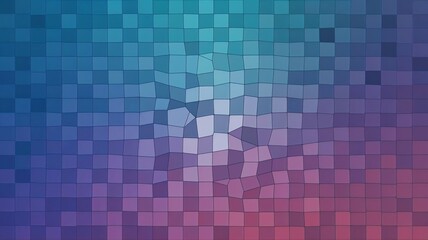 Fototapeta premium Abstract pixel mosaic background, tiny square tiles in gradient shades, modern and dynamic