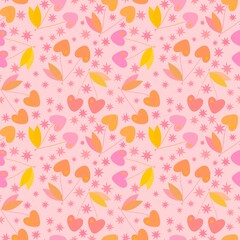 Summer fruit seamless cherry berry pattern for wrapping paper and fabrics