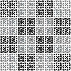 Fototapeta premium Seamless Black and Grey Checkered Geometric Pattern Square Vector Digital Paper Design