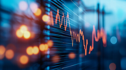 Abstract representation of energy and economy