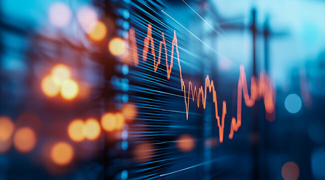 Abstract representation of energy and economy