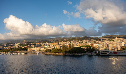 Scenes Around Coast of Messina Italy