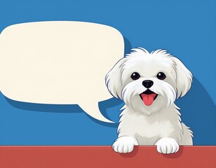 マルチーズ　吹き出し