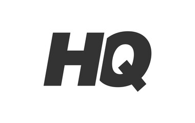 Obraz premium HQ Techno Editable Font Logo For Corporate Branding. Bold, Futuristic Design With Unique Typographic Ideas. Minimal Custom Type And Dynamic Letter