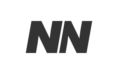 NN Techno Editable Font Logo For Corporate Branding. Bold, Futuristic Design With Unique Typographic Ideas. Minimal Custom Type And Dynamic Letter