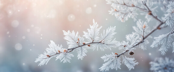 snow covered branches