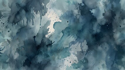 Abstract light blue watercolor for background Generative AI