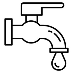 Faucet  Icon Element For Design