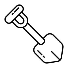 Shovel  Icon Element For Design