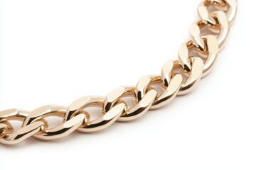 Obraz premium A gold chain with a gold clasp