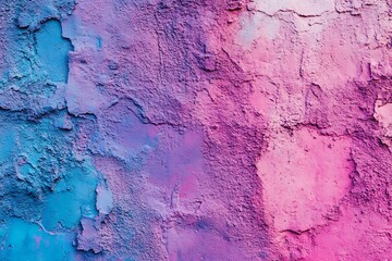 Obraz premium Pink and Blue Textured Wall