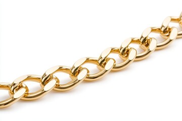 Obraz premium A gold chain with a gold clasp