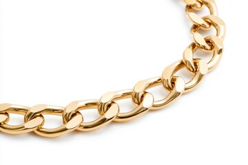 Obraz premium A gold chain with a gold clasp