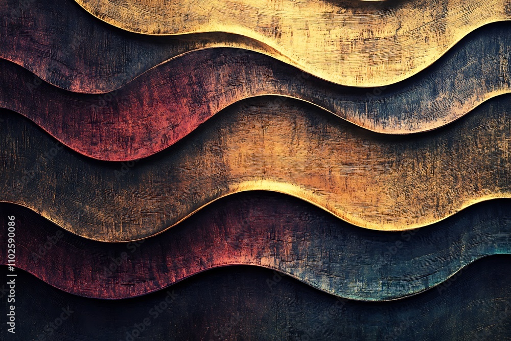 Poster abstract wave pattern background texture