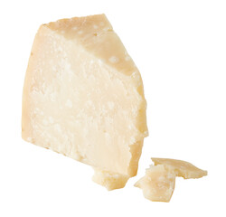 Butter Cheese Triangles cut out isolated transparent background