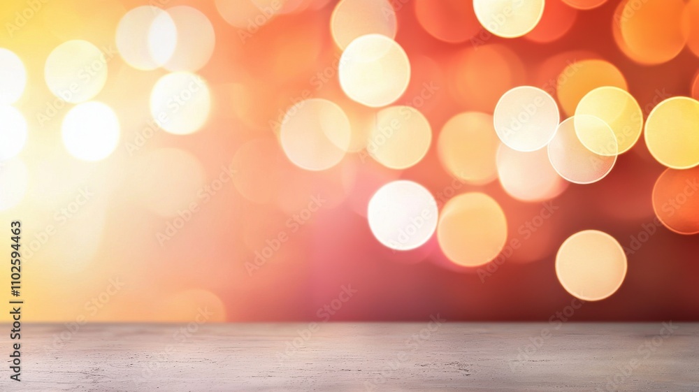Poster chinese new year background style, a soft-focus background of colorful bokeh lights with a rustic wo