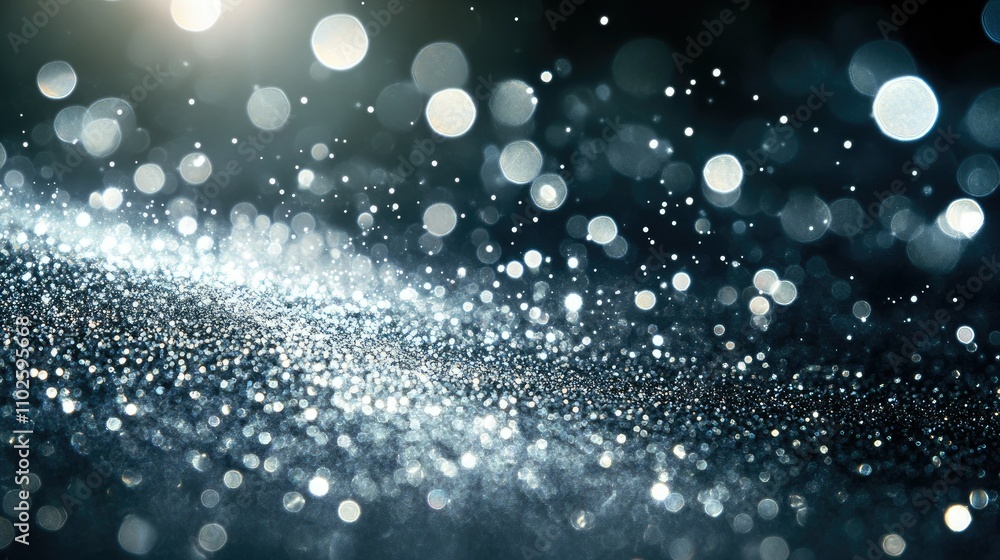 Poster abstract glittering background of light reflections and sparkles