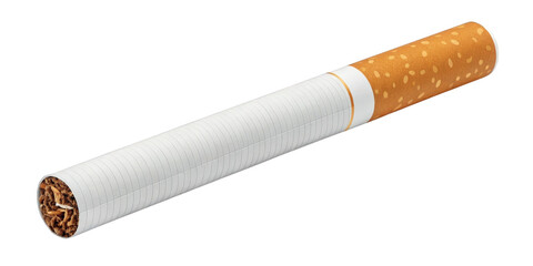 Cigarette isolated on transparent background