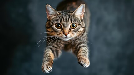 Obraz premium Curious Tabby Cat