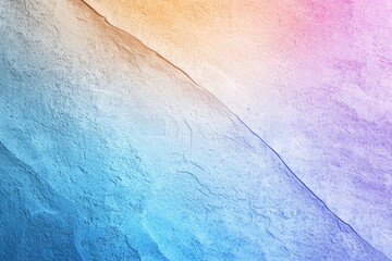 A blue and white striped wall with a purple and orange stripe
