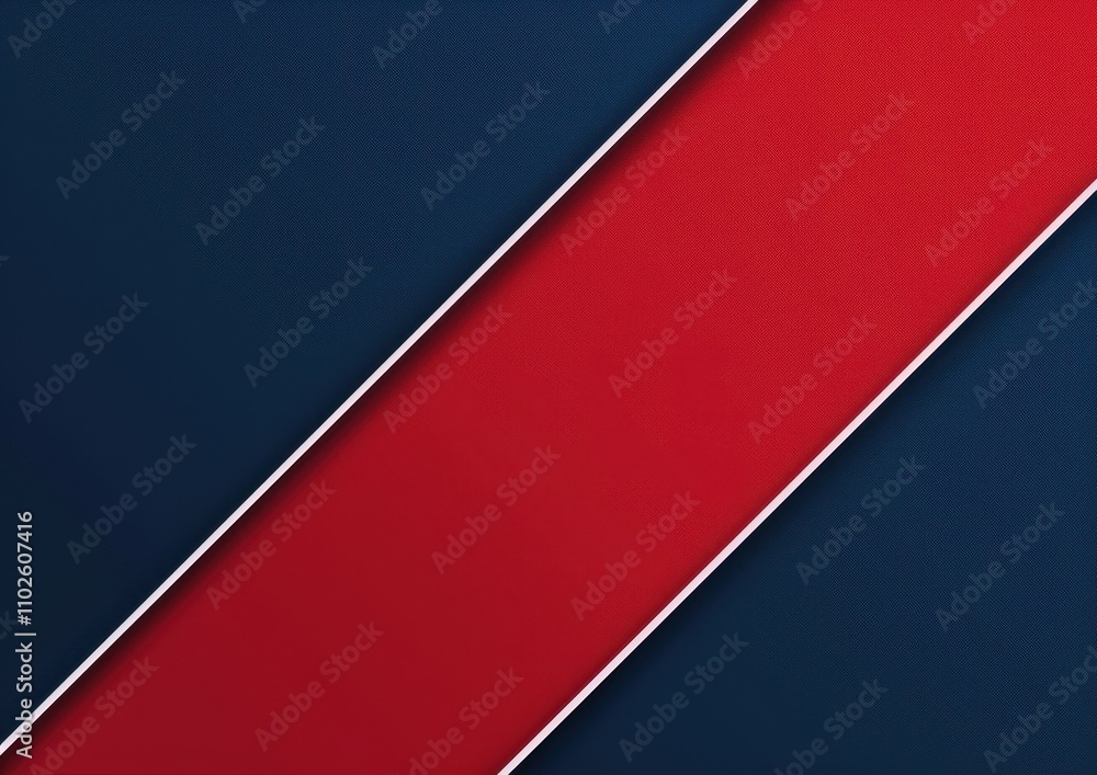 Poster Abstract Diagonal Red and Blue Background Design