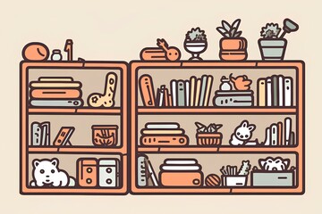 illustration of a kitchen interior