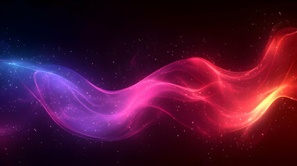 Obraz premium Abstract Background Purple Pink Energy Wave
