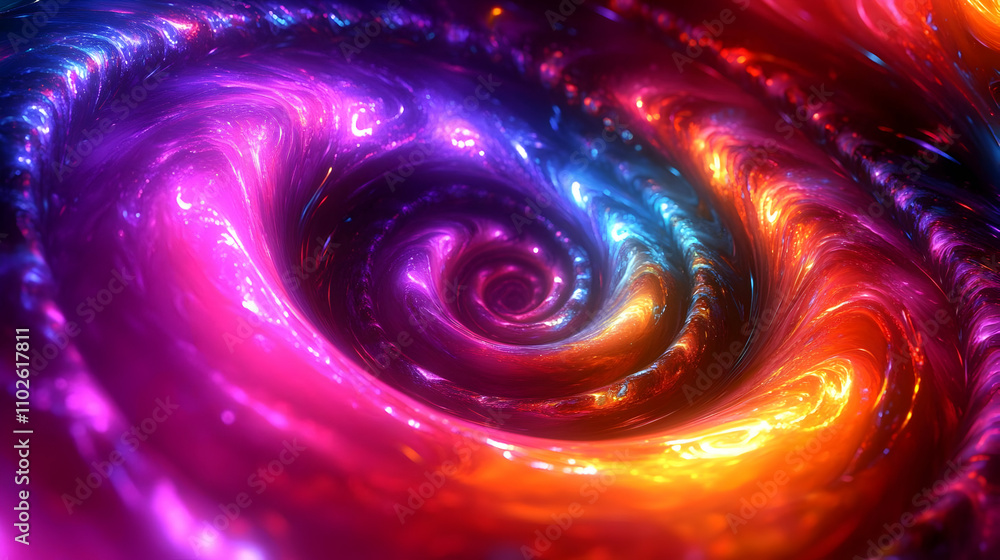Poster abstract swirling vortex background image