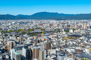 Obraz premium 京都タワーからの風景