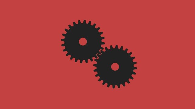 Engranaje mec&aacute;nico en movimiento