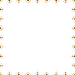 Naklejka premium Gold compass illustration on transparent background